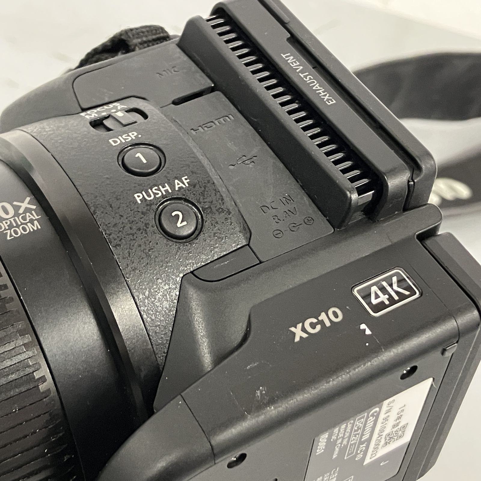 Canon XC10 業務用デジタルビデオカメラ 4K 中古 T11317258 - メルカリ