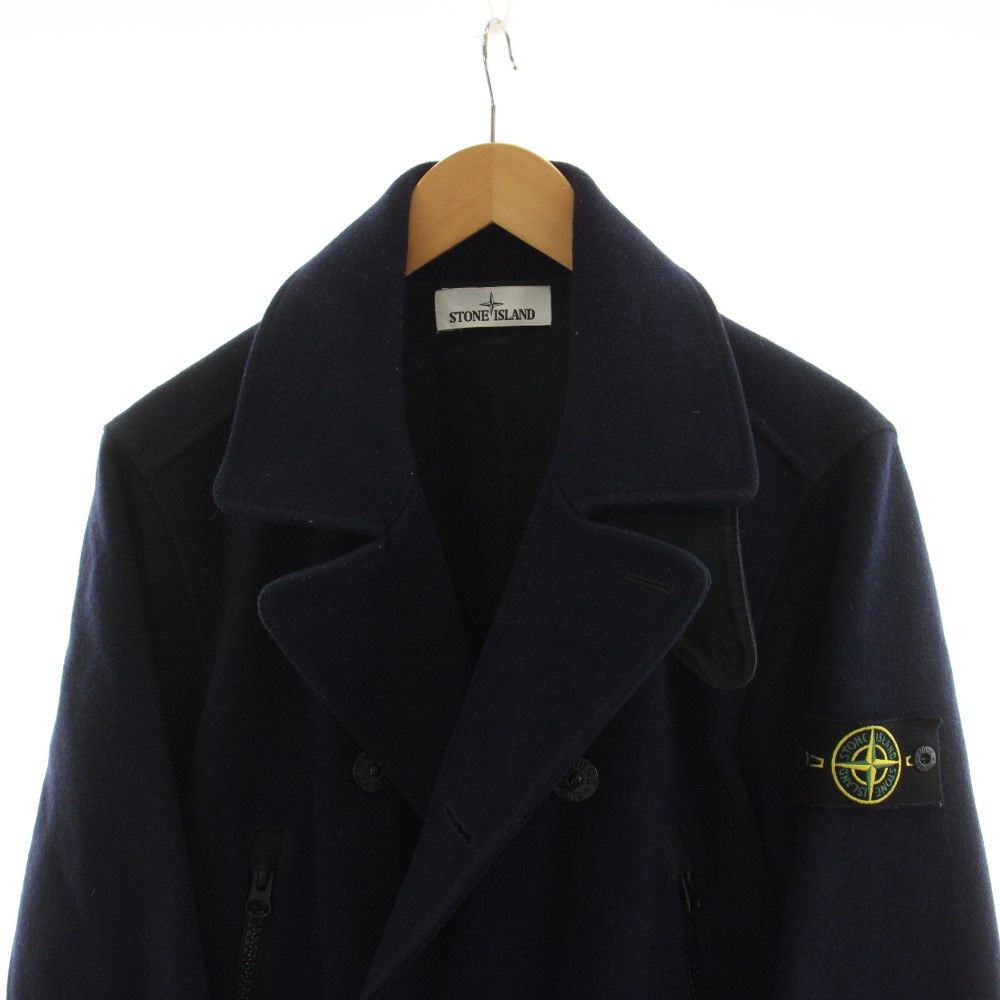 ストーンアイランド STONE ISLAND ピーコート Pコート ロゴ ワッペン