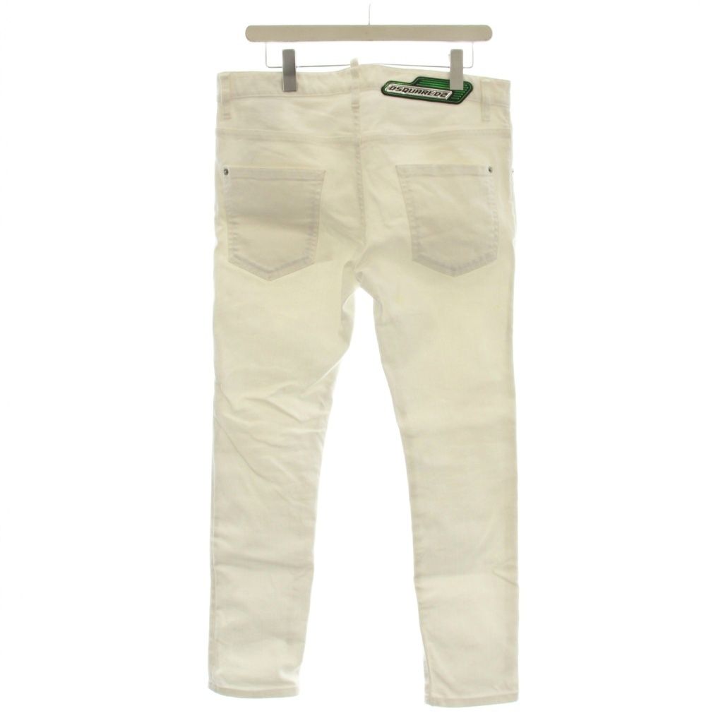 ディースクエアード DSQUARED2 Skater Jean ホワイトデニム デニム 