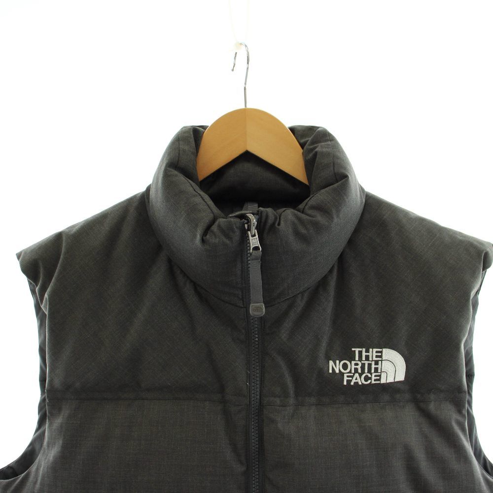 ザノースフェイス THE NORTH FACE ダウンベスト ジップアップ ロゴ