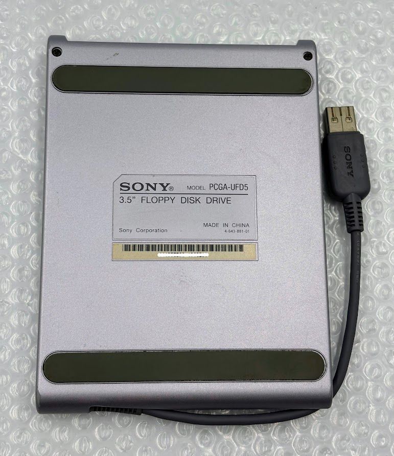 未開封 SONY VAIO PCGA-UFD5 フロッピーディスクドライブ SONY PCGA-UFD5 USBフロッピーディスクドライブ FDD 3モード対応 VAIO