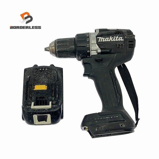 ☆中古品☆makita マキタ 18V 充電式ドライバドリル DF484D 黒 