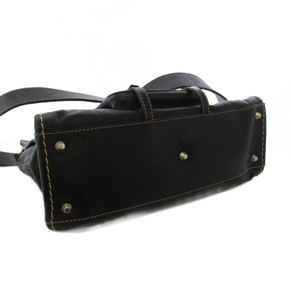 クロエ CHLOE エディス ショルダーバッグ ハンドバッグ 2way レザー 黒 