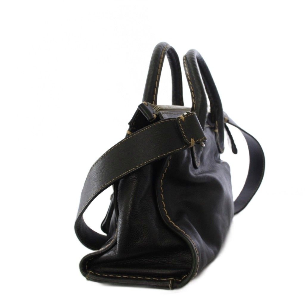 クロエ CHLOE エディス ショルダーバッグ ハンドバッグ 2way レザー 黒
