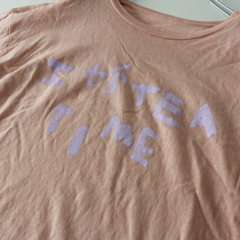 2025SS ネストローブ nest Robe It's ME TEA TIME Tee プリントTシャツ