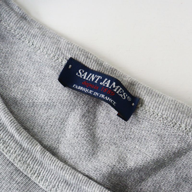 セントジェームス SAINT JAMES コットンプルオーバー ML＼グレー