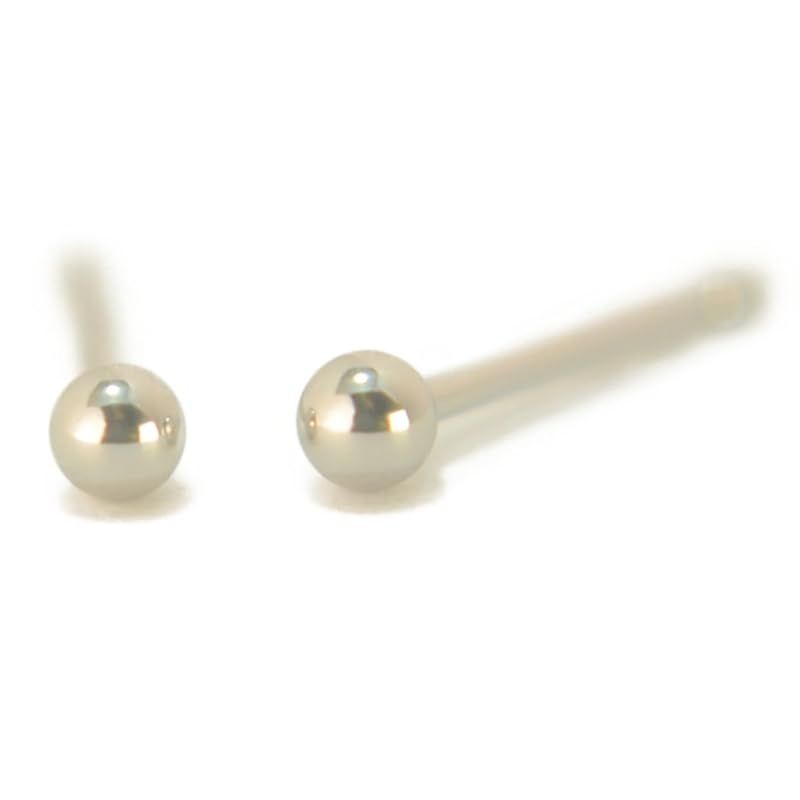 【プラチナピアス】丸玉ピアス 2mm PT900プラチナ ボール 1ペア両耳販売 日本製 ニッケルフリー シンプル プレゼント ギフト yokomountain 0
