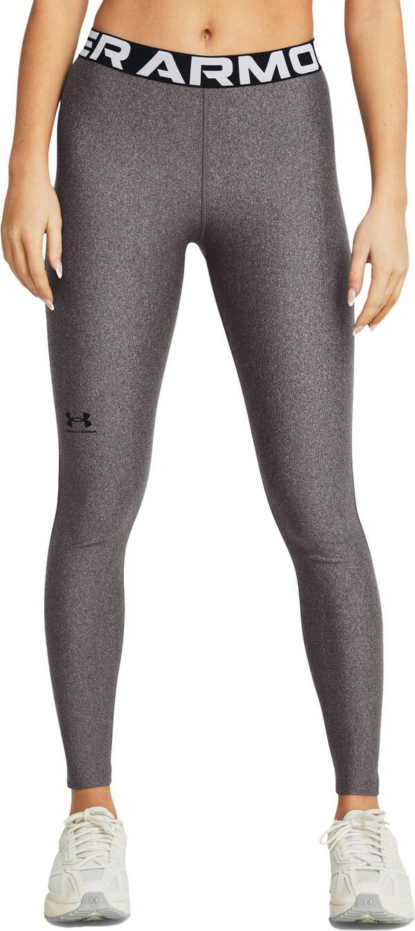 アンダーアーマー レディース ボトムス レギンス Under Armour Womens HeatGear Leggings Charcoalt HrBlk チャコール