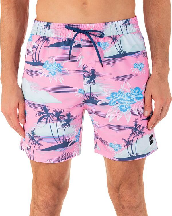ハーレー メンズ 水着 ハーフパンツ・ショーツ Hurley Mens Cannonball Volley Pink ピンク