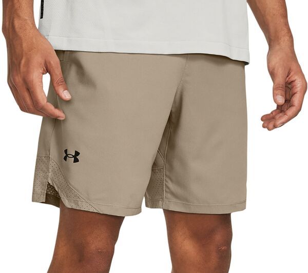 アンダーアーマー メンズ 水着 ハーフパンツ・ショーツ ショートパンツ Under Armour Mens Vanish Woven 8 Shorts Timberwolf TaupeBlack ブラック