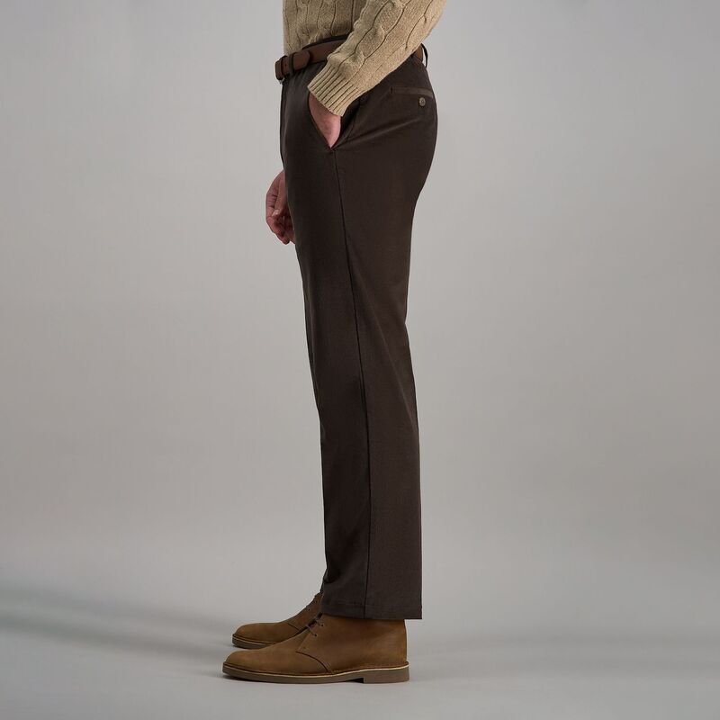 ハガー メンズ ボトムス カジュアルパンツ コーデュロイ Mens Haggar ClassicFit Stretch Expandable Waistband Corduroy Pants Brown ブラウン