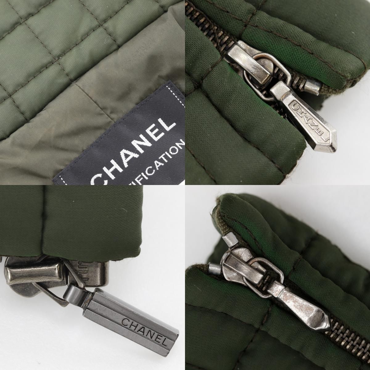 CHANEL】シャネル ジップアップ ジャケット チョコバー 中綿 00A