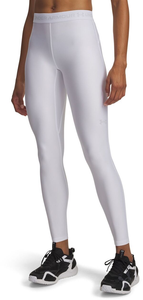 アンダーアーマー レディース ボトムス レギンス Under Armour Womens HeatGear Leggings WhiteHalo Gray ホワイト