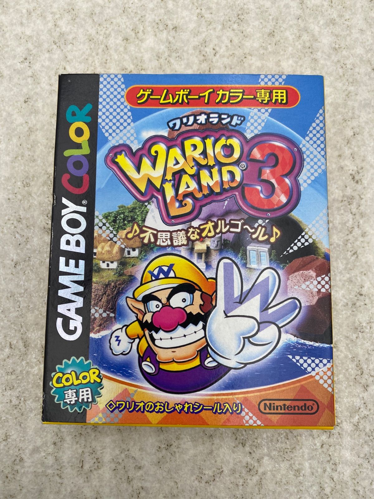 ワリオランド3 不思議なオルゴール ゲームボーイカラー ソフト - メルカリ