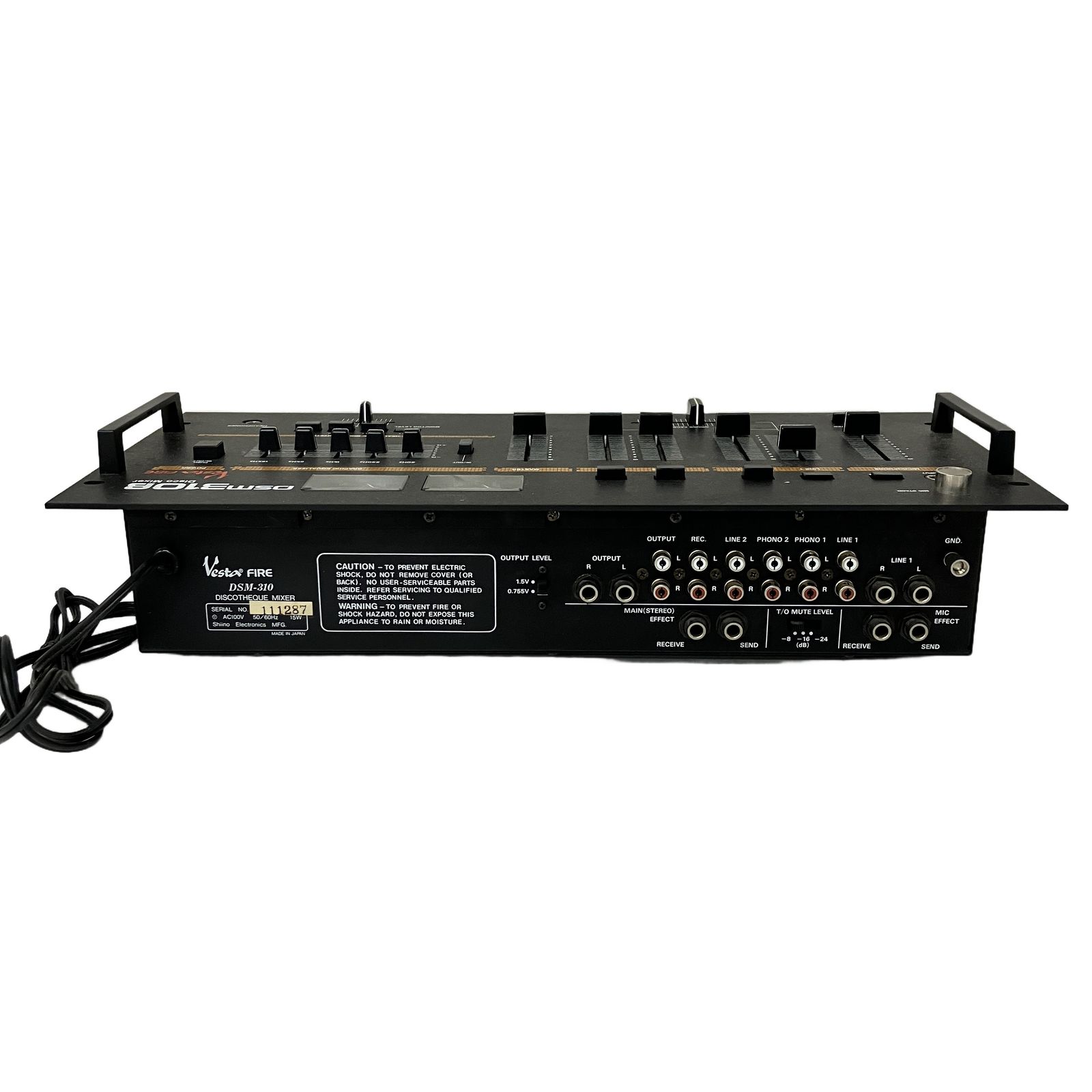 vesta fire DSM-310B DJ ディスコミキサー 音響機器 中古S11289887
