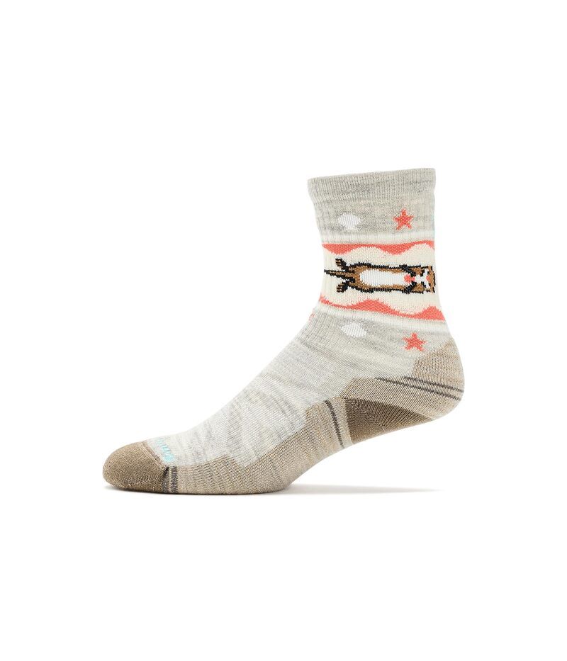 スマートウール レディース アンダーウェア 靴下 Smartwool Hike Light Cushion Otter Float Crew Socks Ash アッシュ