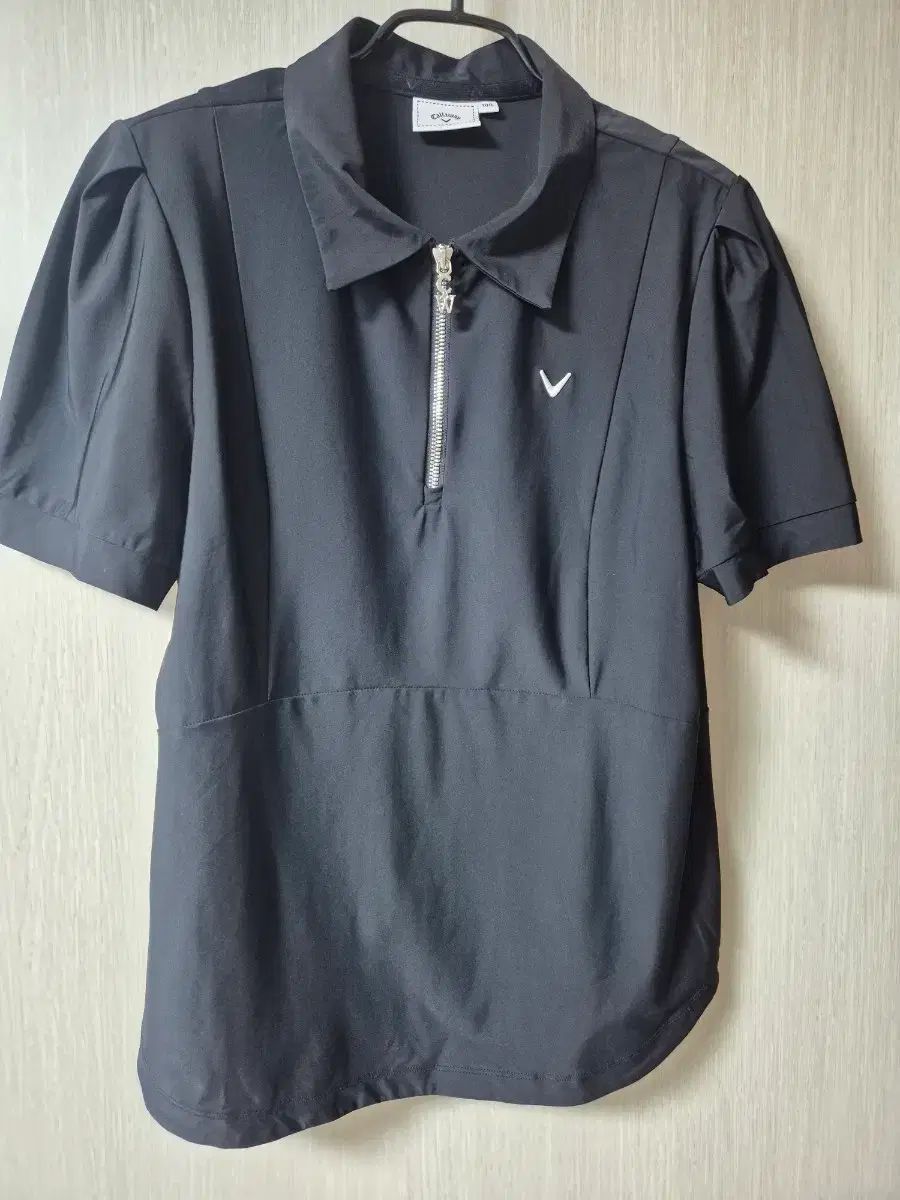 レディース ハーフジップ 半袖 黒 ルコックスポルティフ lecoqsportif