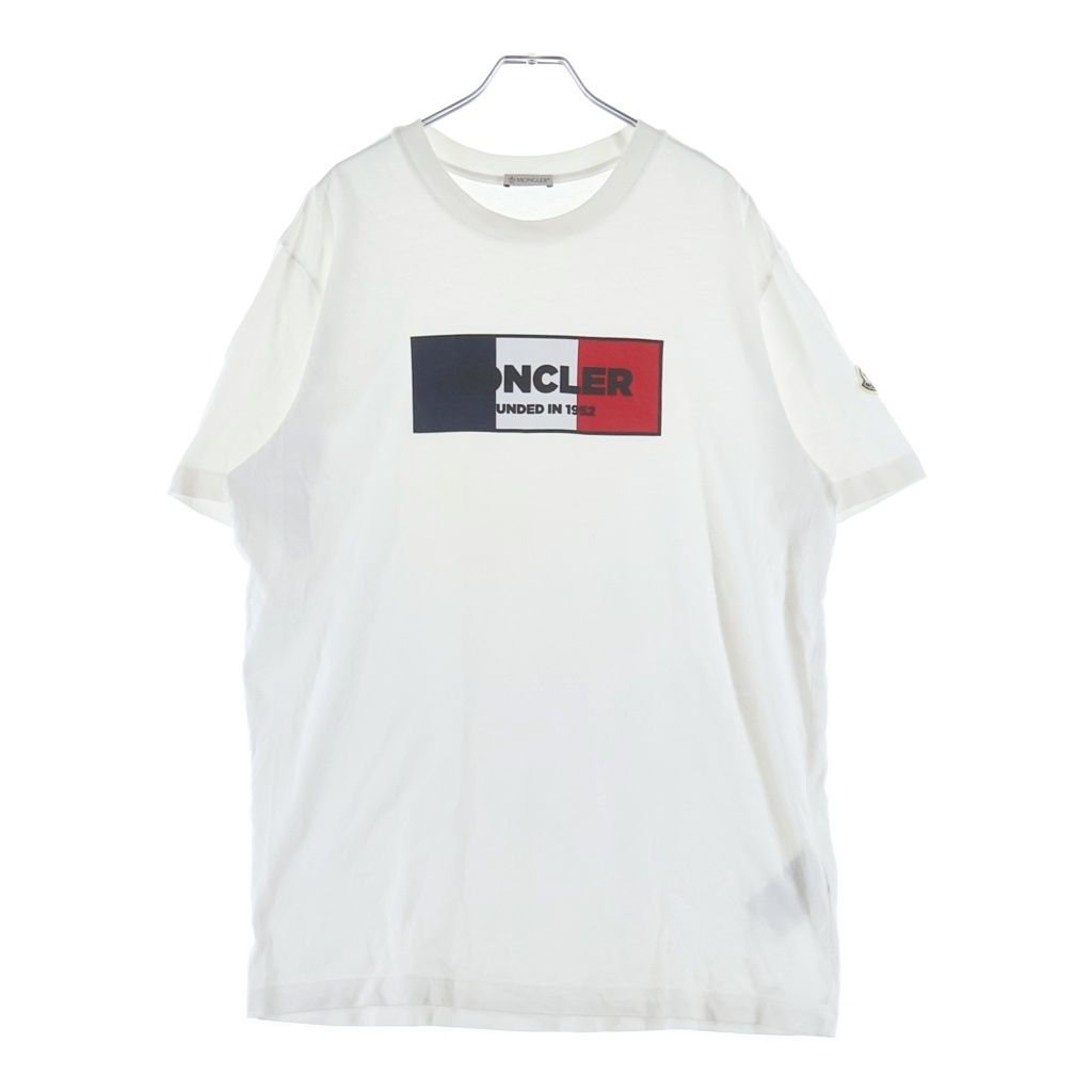 ブランド別 MONCLER モンクレール フロントロゴプリント バイカラー