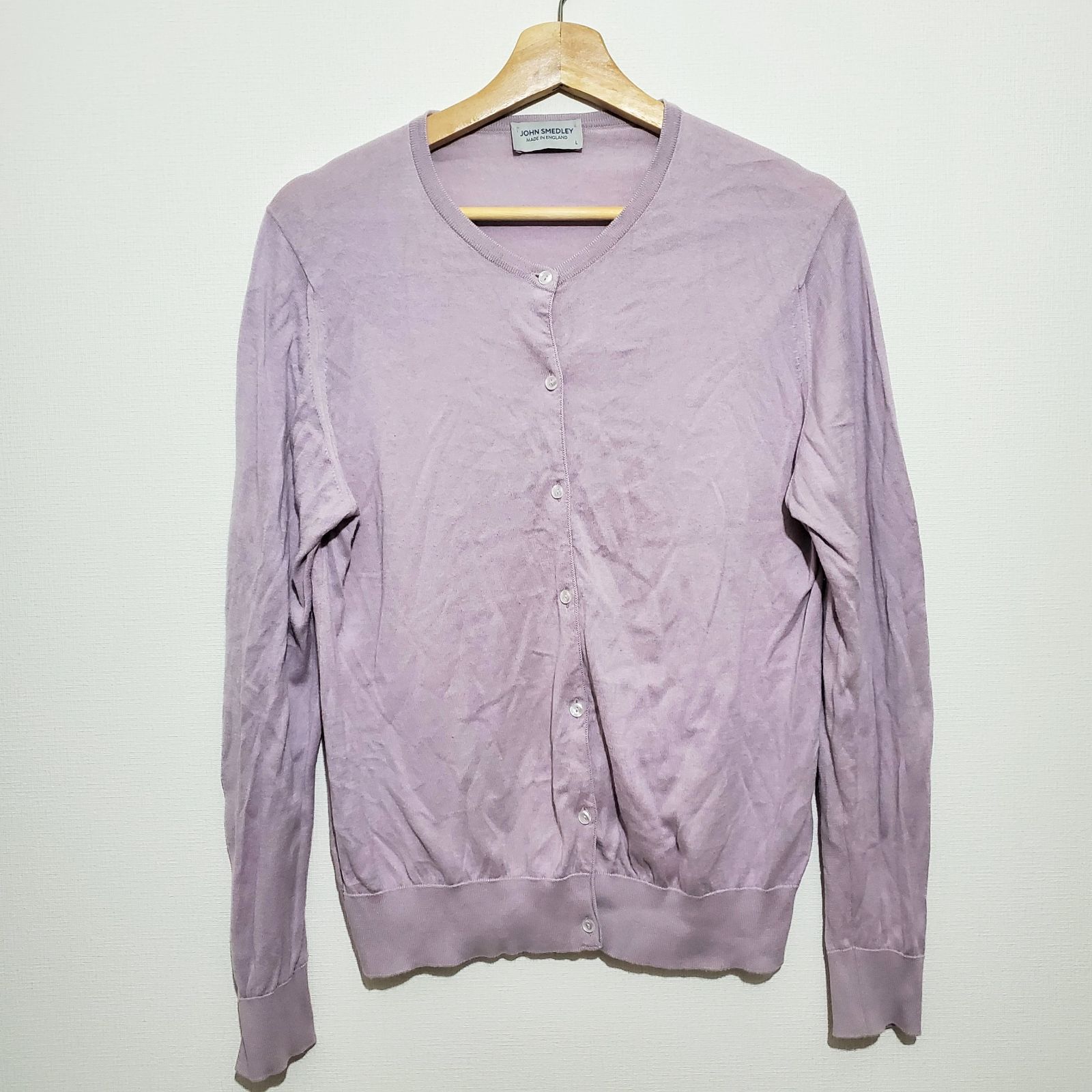 JOHN SMEDLEY ジョンスメドレー シーアイランドコットン クルーネック 