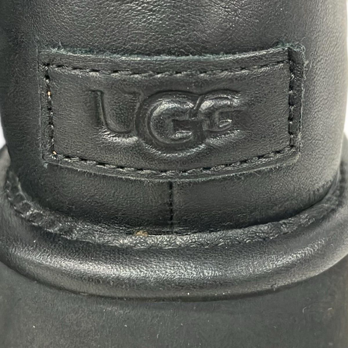 UGG(アグ) ブーツ 24 レディース エスミー レザー ブーツ 1172590 黒