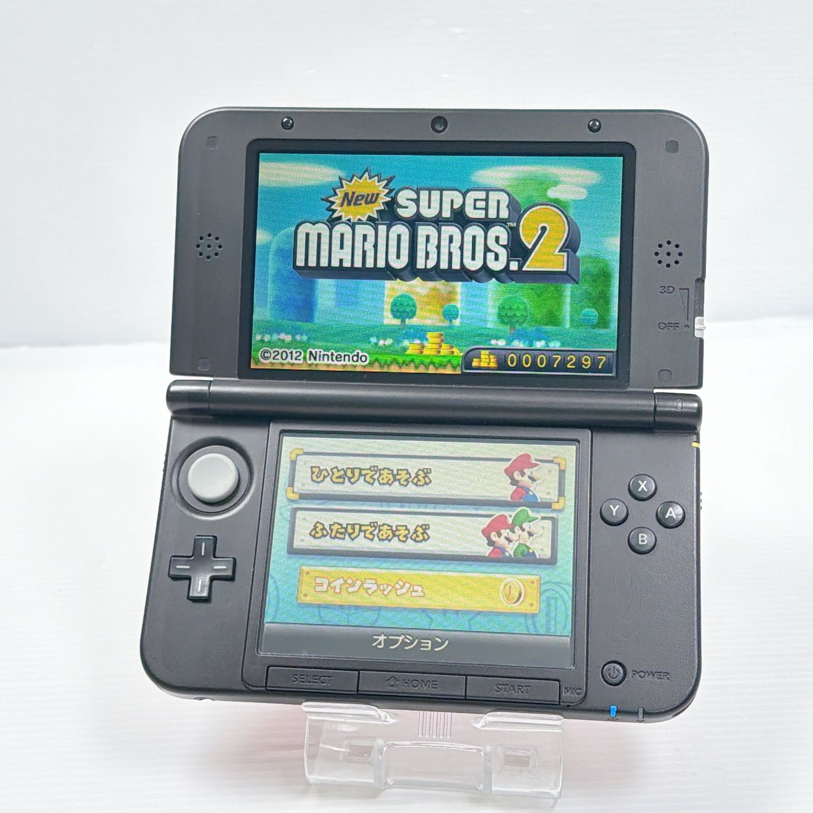 美品 ニンテンドー 3DSLL New スーパーマリオブラザーズ2 METAL MAX
