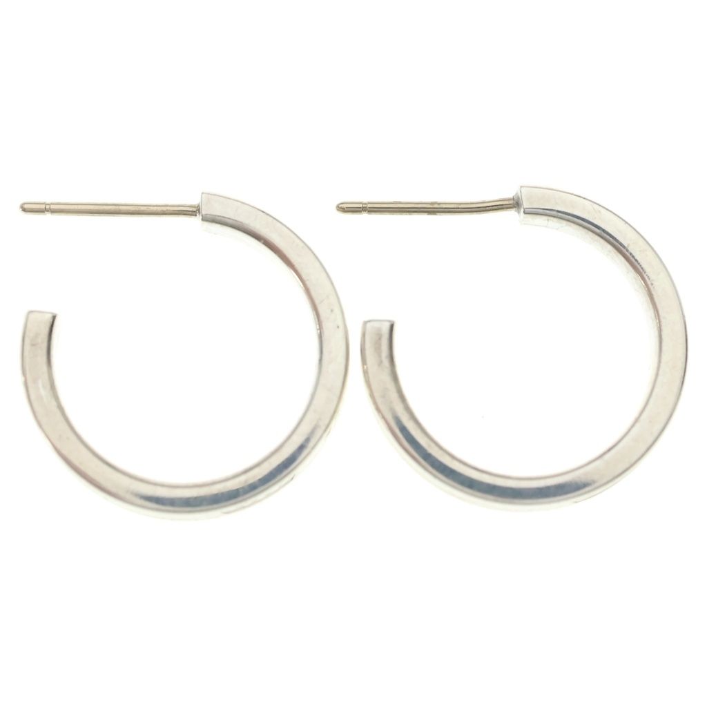 TIFFANY & Co. (ティファニー) 1837 ロゴ フープ ピアス シルバー