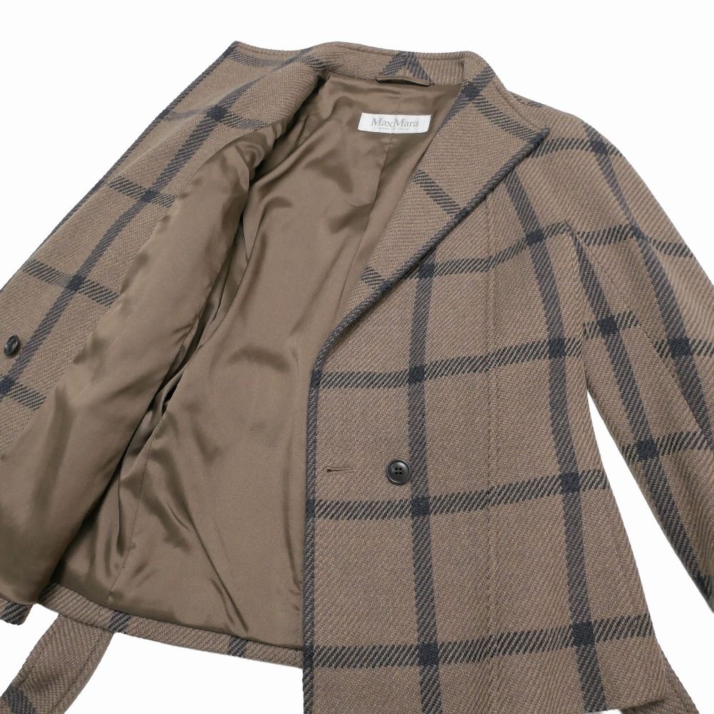 MAX MARA マックスマーラ ジャケット サイズ38 ベルテッドジャケット
