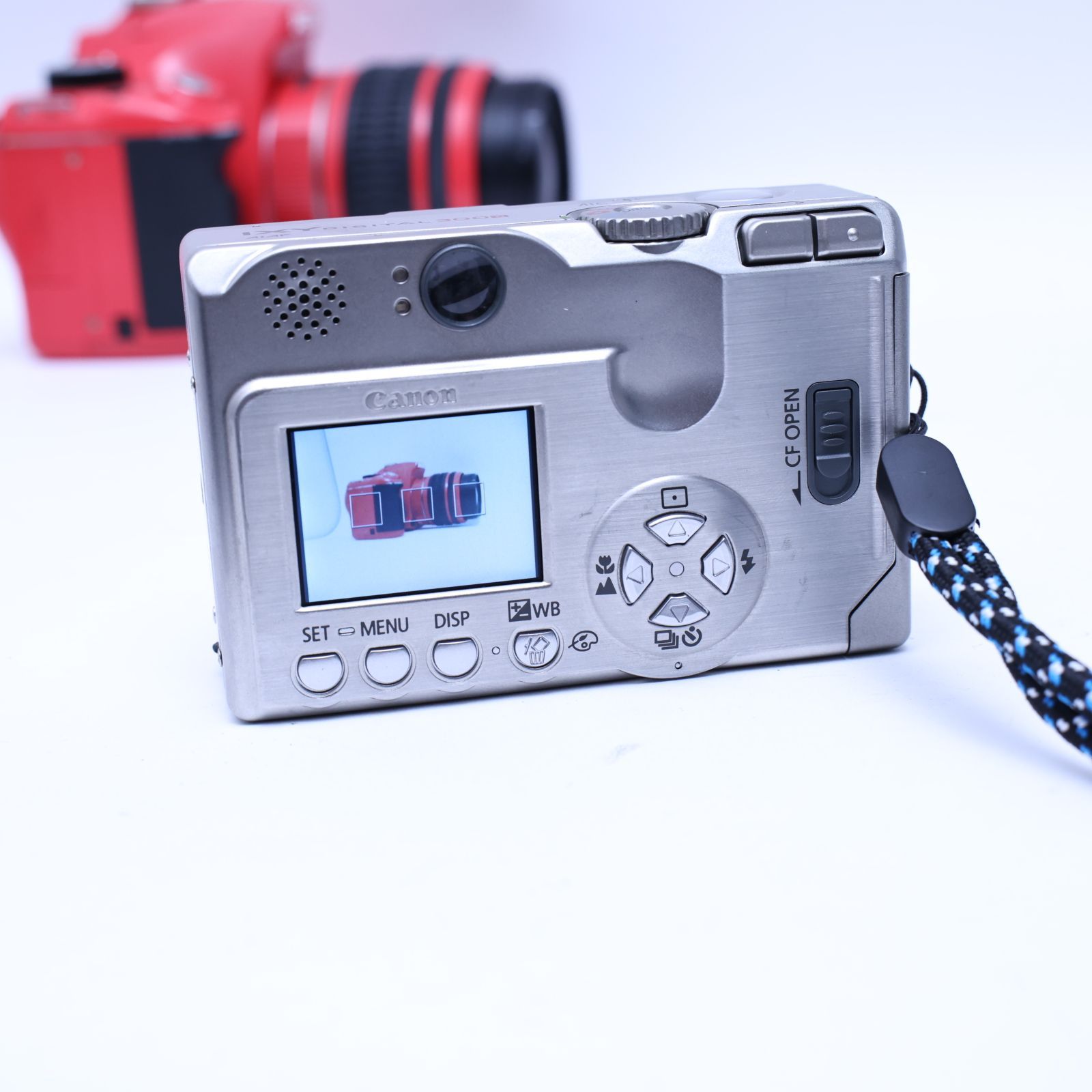 スマホ転送可 デジタルカメラ Canon IXY Digital300a コンデジ CF