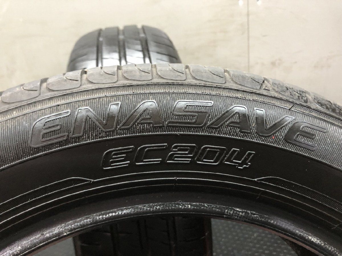 DUNLOP ENASAVE EC204 185/60R15 15インチ 夏タイヤ 2本 23年製 バリ溝