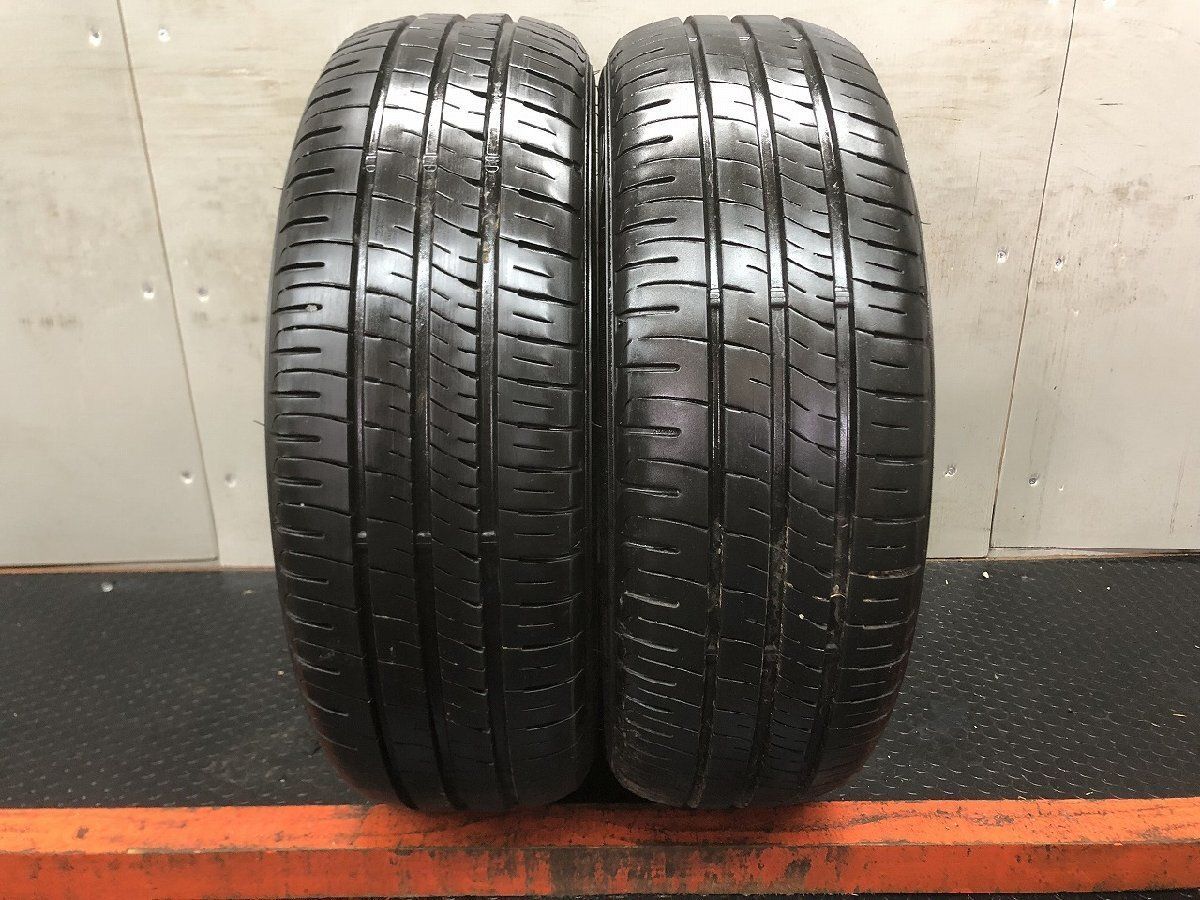 DUNLOP ENASAVE EC204 185/60R15 15インチ 夏タイヤ 2本 23年製 バリ溝