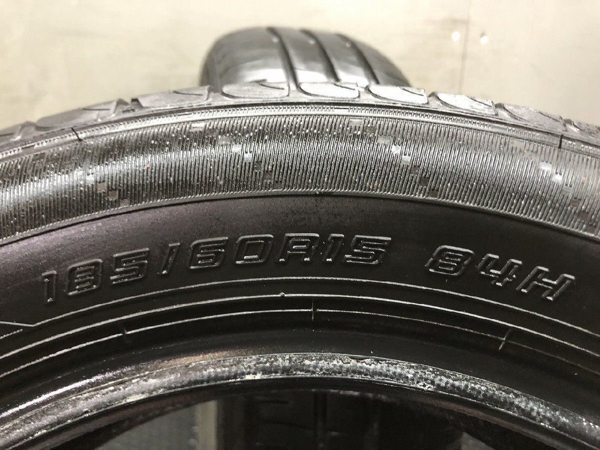DUNLOP ENASAVE EC204 185/60R15 15インチ 夏タイヤ 2本 23年製 バリ溝