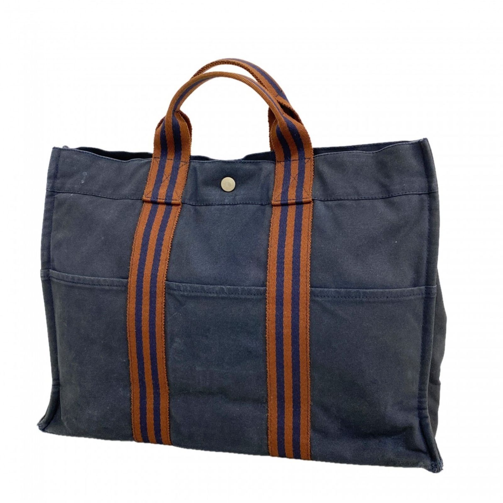エルメス(Hermes) エルメス トートバッグ フールトゥMM キャンバス