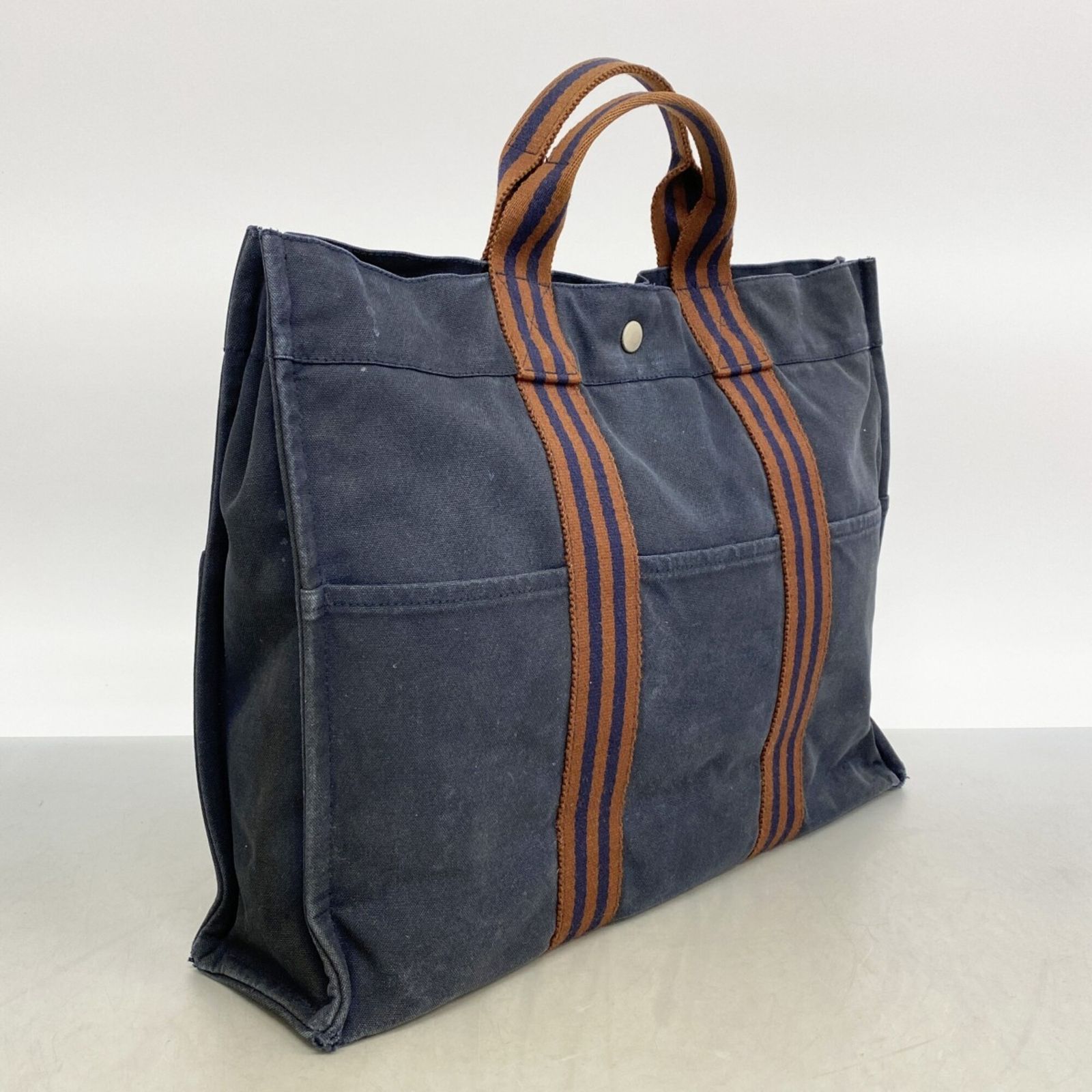 エルメス(Hermes) エルメス トートバッグ フールトゥMM キャンバス