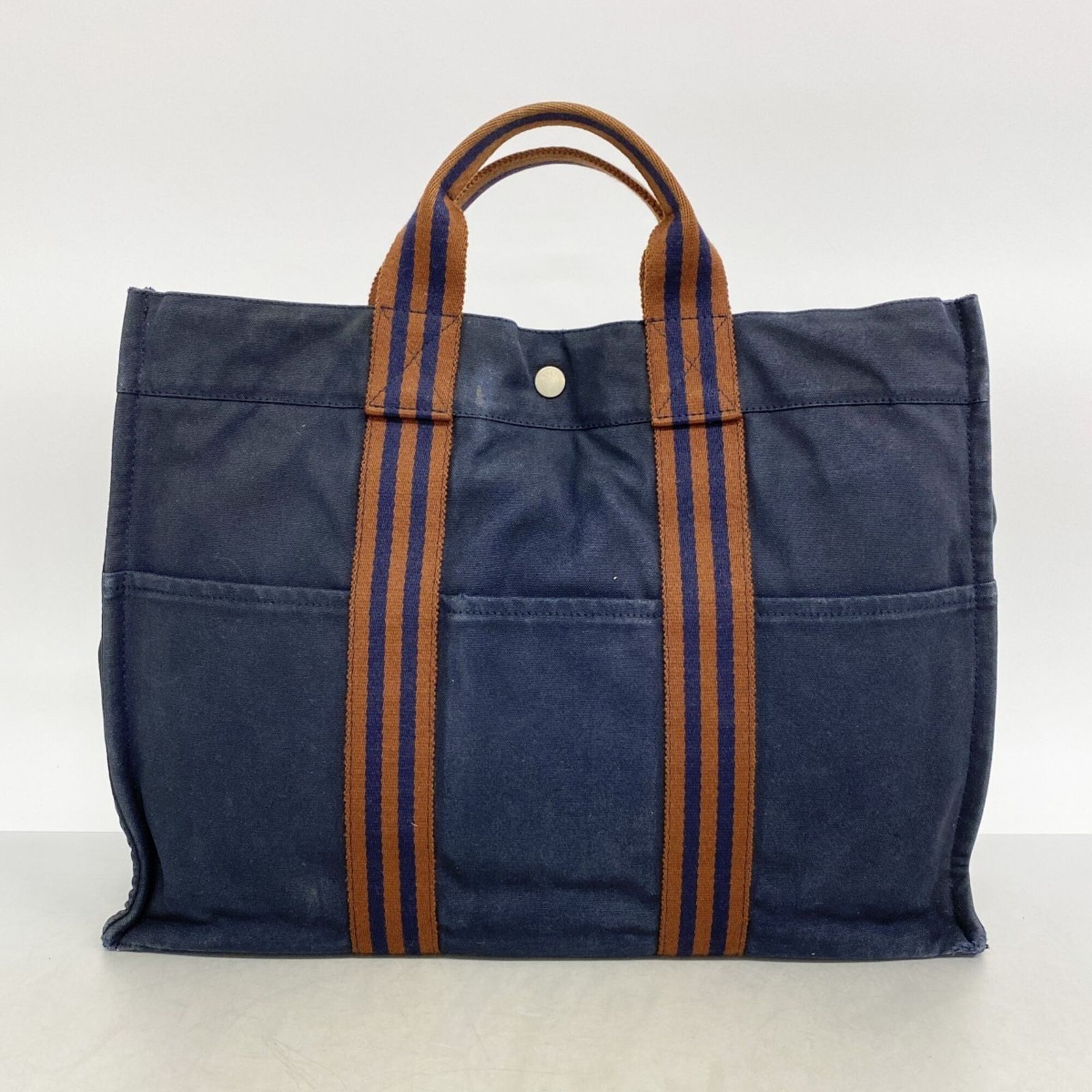 エルメス(Hermes) エルメス トートバッグ フールトゥMM キャンバス