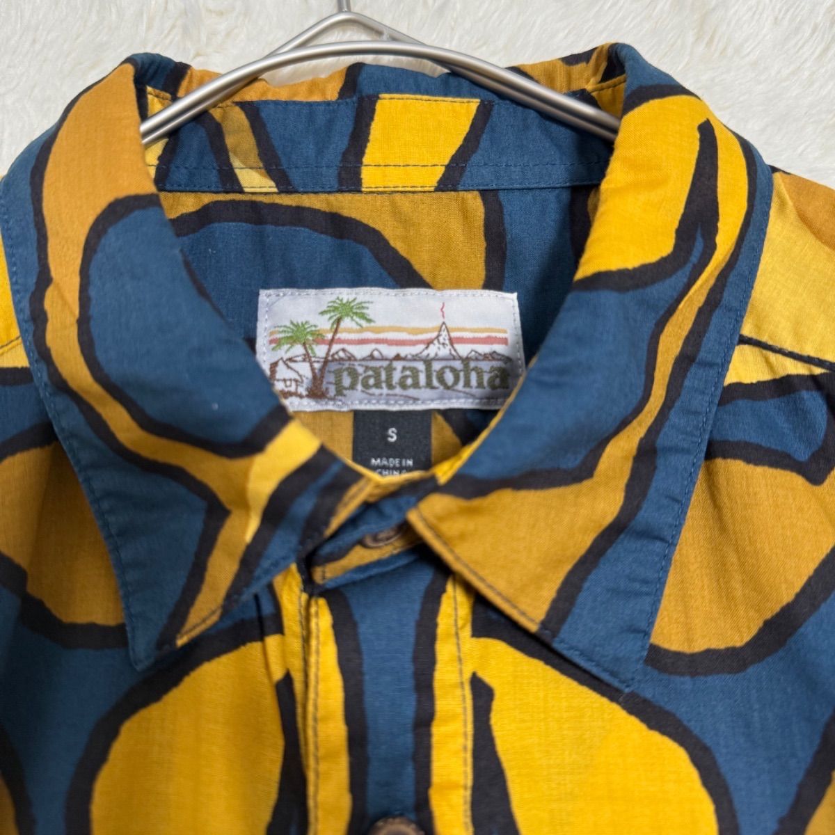 Patagonia パタロハ アロハシャツ オーガニックコットン 総柄 半袖