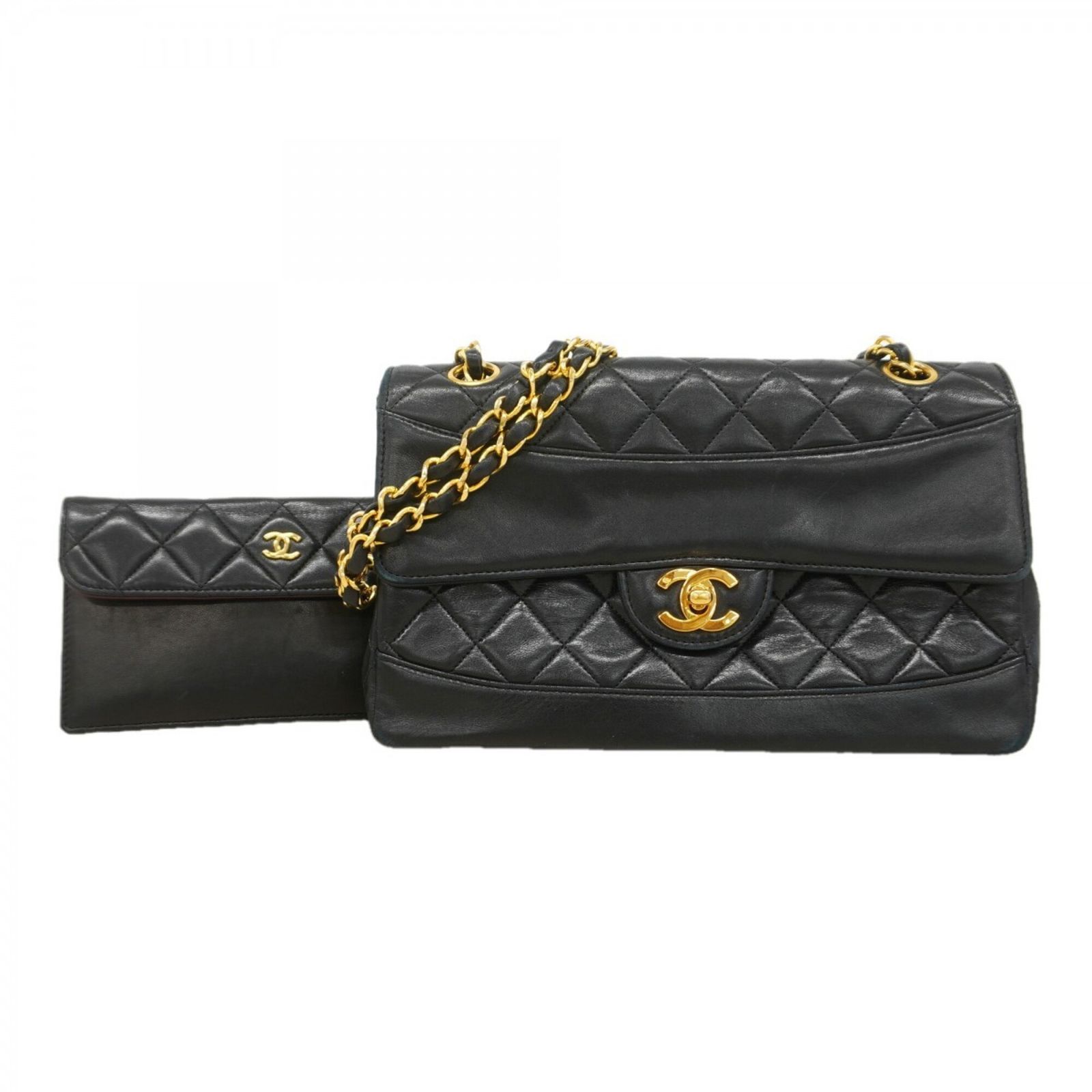 シャネル(Chanel) シャネル ショルダーバッグ マトラッセ Wチェーン