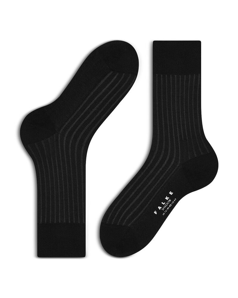 ファルケ メンズ アンダーウェア 靴下 ナイロン コットン Falke Shadow Mercerized Cotton Nylon Dressocks GrayWhite ホワイト