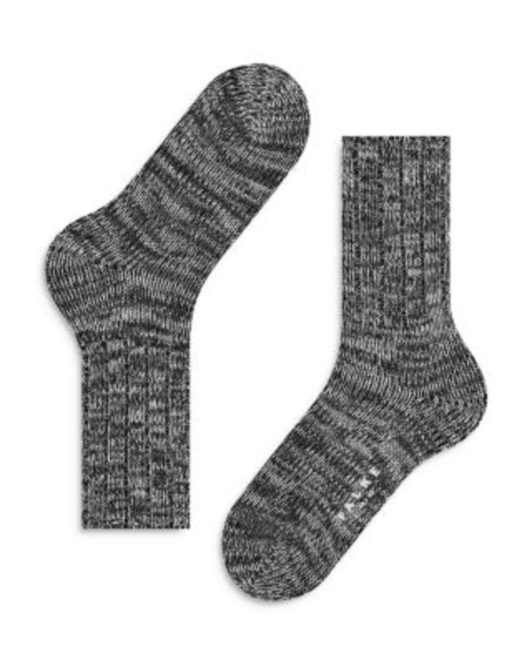 ファルケ メンズ アンダーウェア 靴下 コットン ブーツ Falke Brooklyn Cotton Blend Boot Socks Black ブラック