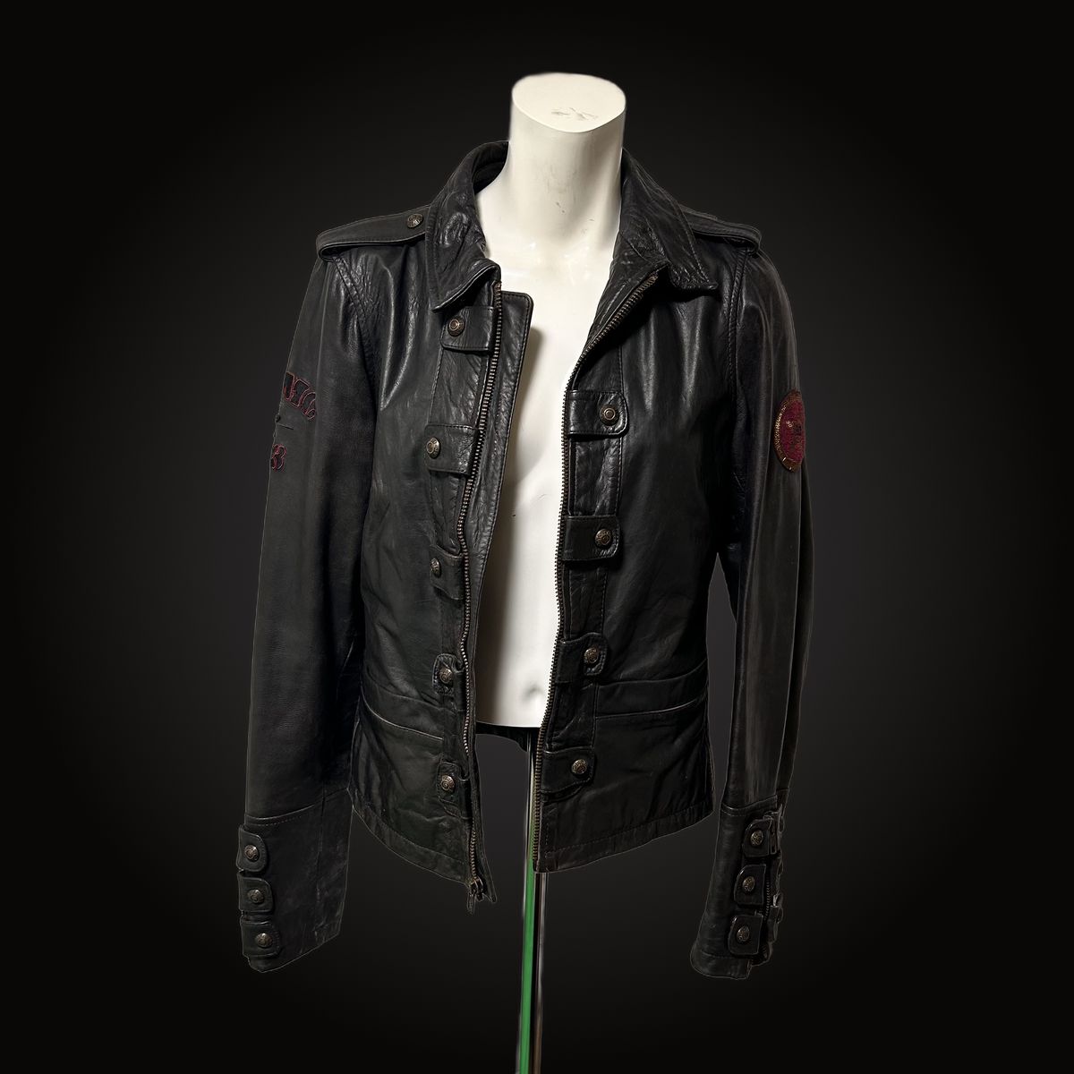 Harley-Davidson Archive レザー ライダースジャケット 古着