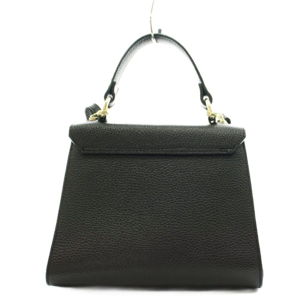 オウレンティ AULENTTI ハンドバッグ ショルダーバッグ 2way レザー 黒