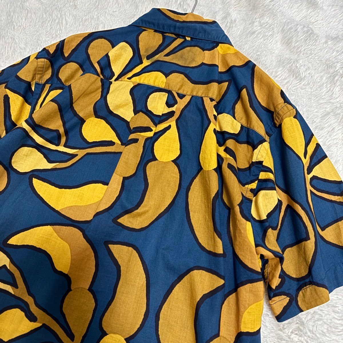 Patagonia パタロハ アロハシャツ オーガニックコットン 総柄 半袖