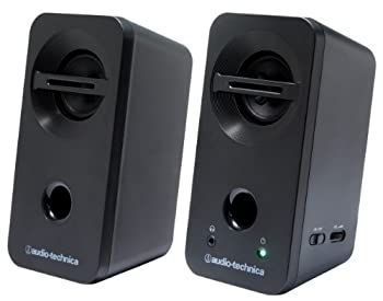 【中古】「非常に良い」audio-technica デスクトップスピーカー ブラック AT-SP93 BK