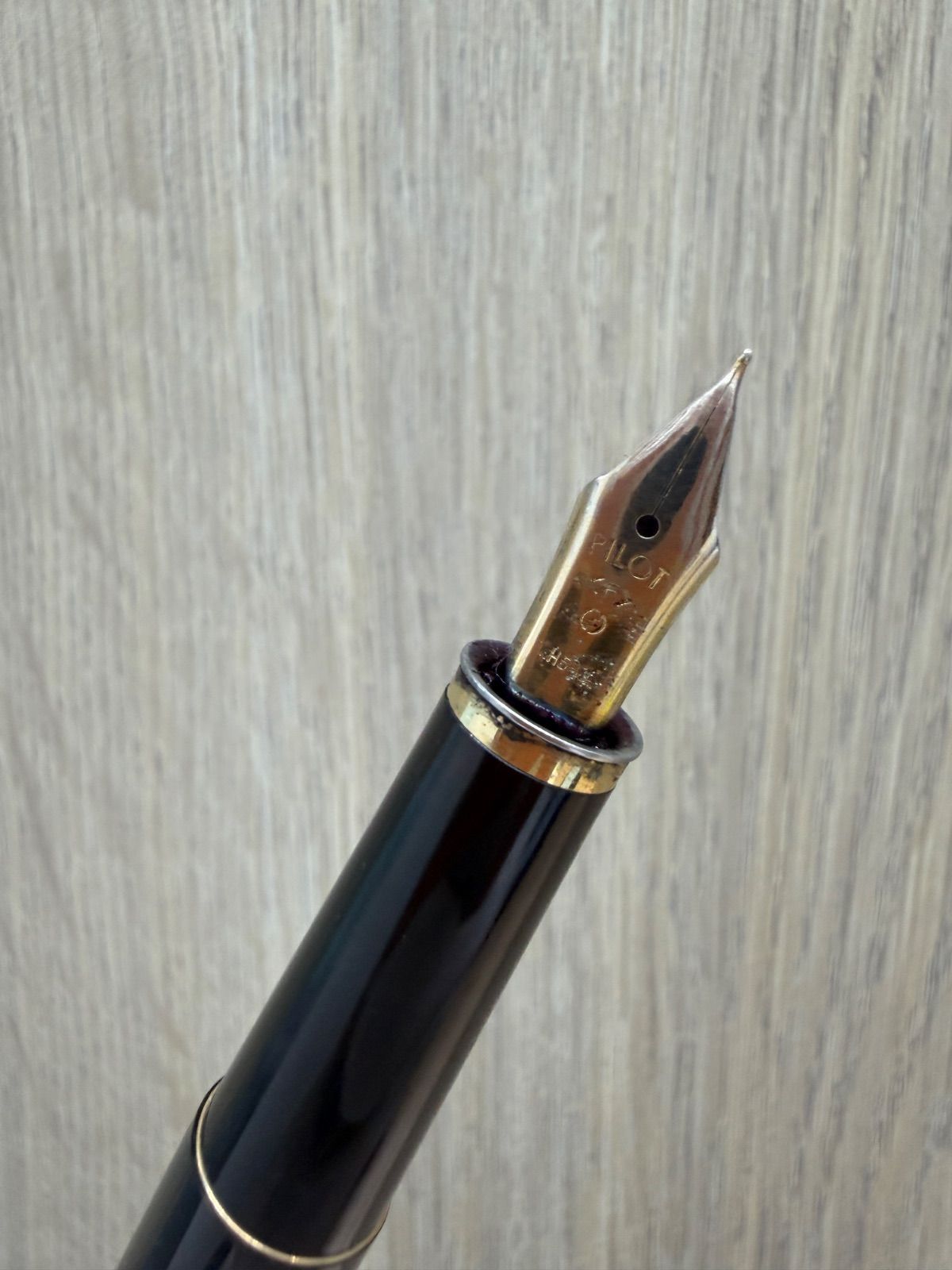 PILOT 万年筆 18K ブラック ゴールド PILOT 万年筆 ブラック ゴールドカラー - メルカリ