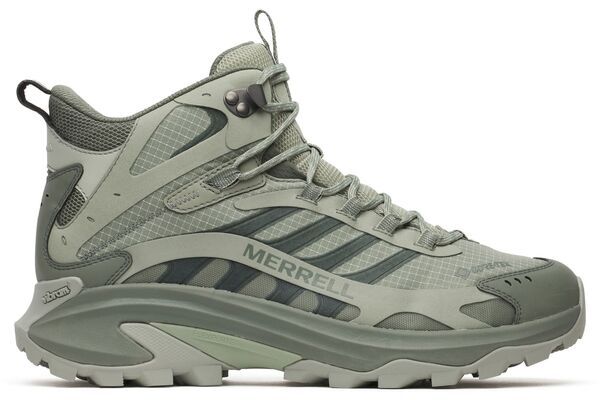 メレル メンズ シューズ ブーツ・レインブーツ Merrell Mens Moab Speed 2 Mid GORETEX Hiking Boots White Sage ホワイト