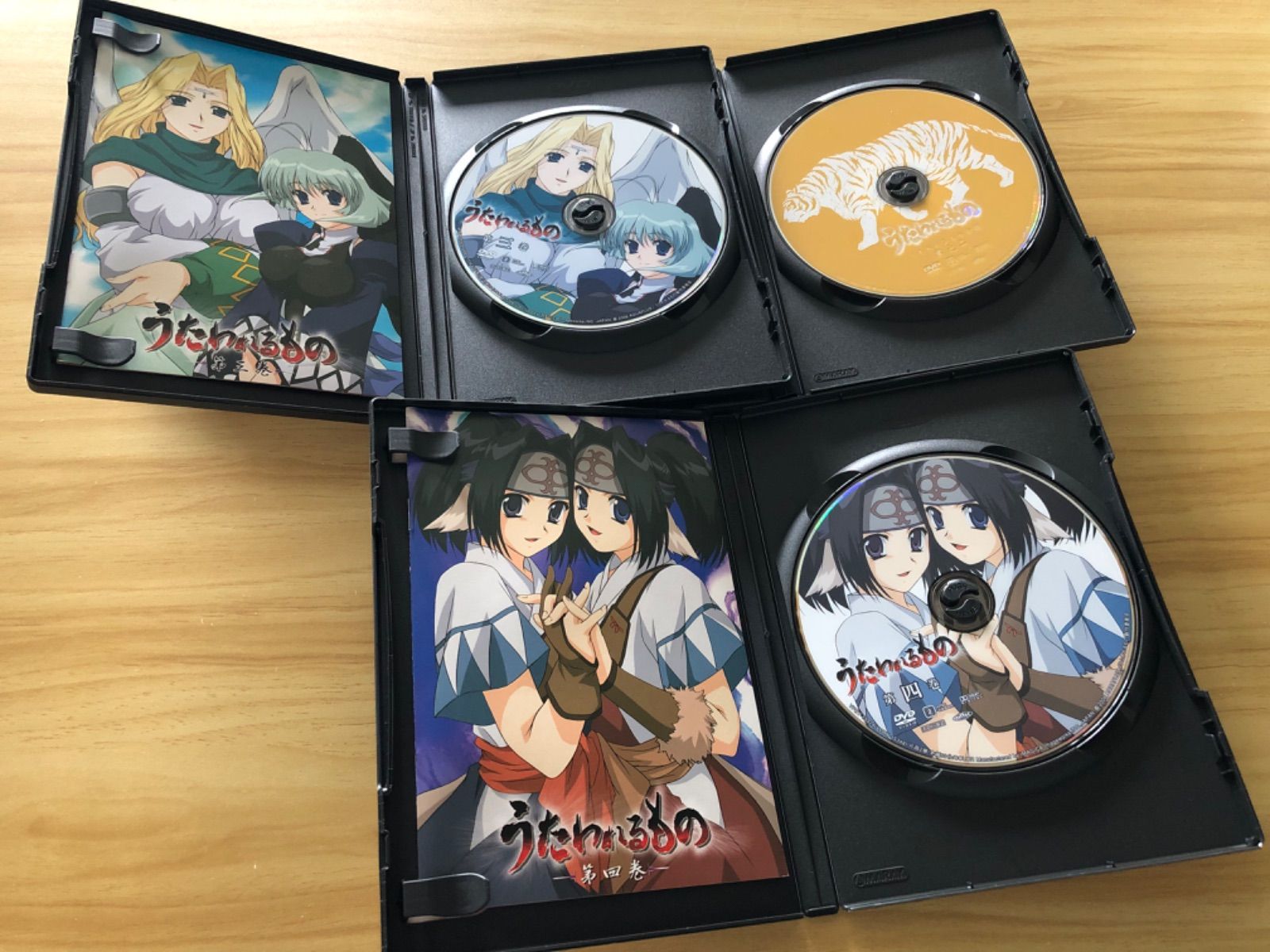 中古][DVD] うたわれるもの 第三、四巻+余録 其之ニ(3点セット