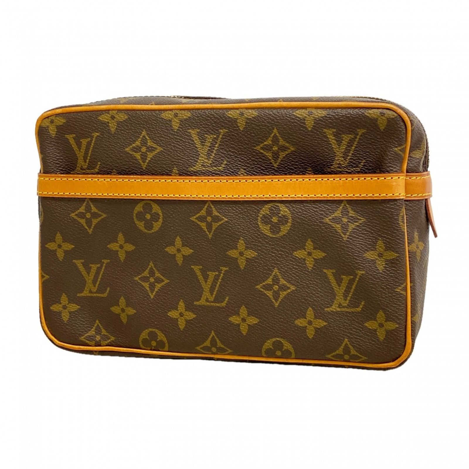 ルイ・ヴィトン(Louis Vuitton) ルイ・ヴィトン クラッチバッグ モノグラム コンピエーニュ23 M51847 ブラウンレディース