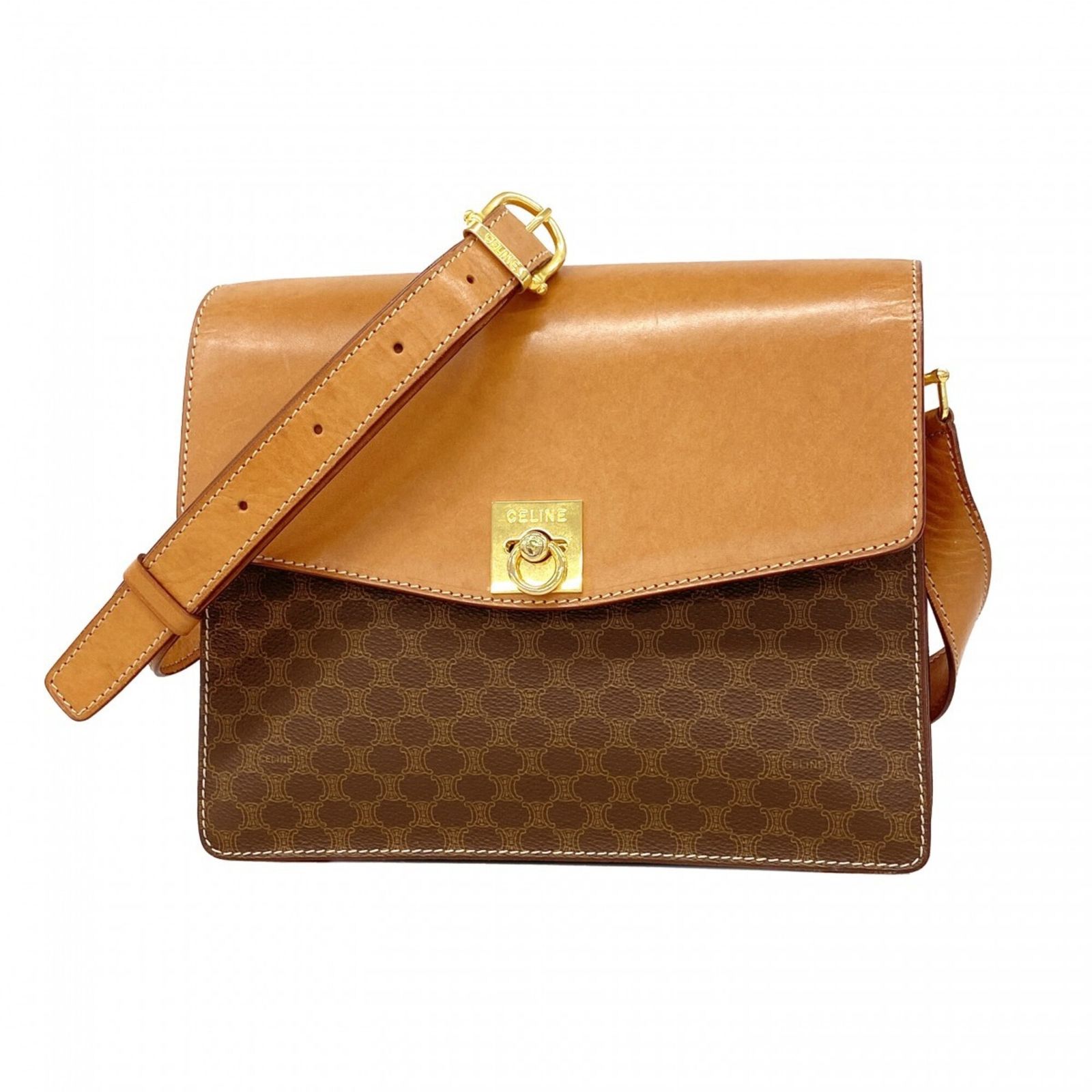 セリーヌ(Celine) セリーヌ ショルダーバッグ マカダム ブラウン 