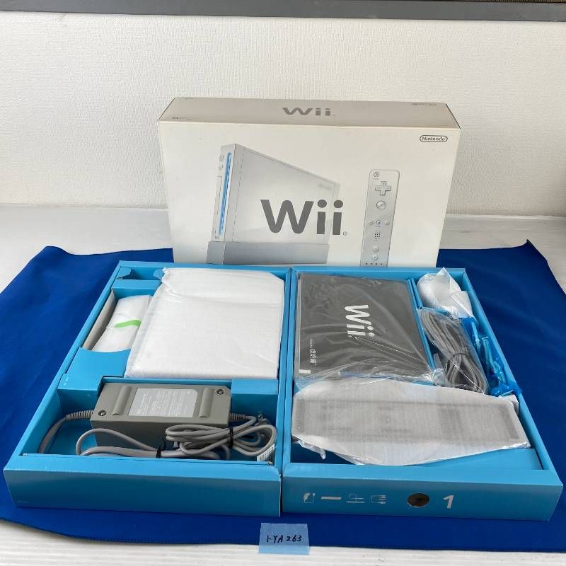 ◇YA263【未使用品？！ すぐに遊べるセット】Nintendo Wii ホワイト