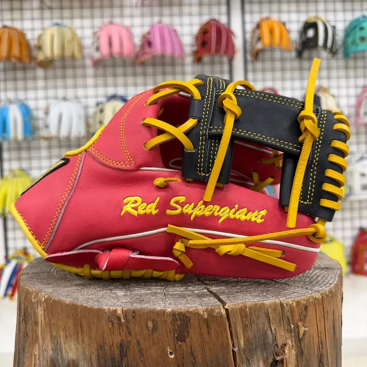 スクーティ 内野グローブ SY Leather 11.5インチ - Iウェブ 馴染ませ完了