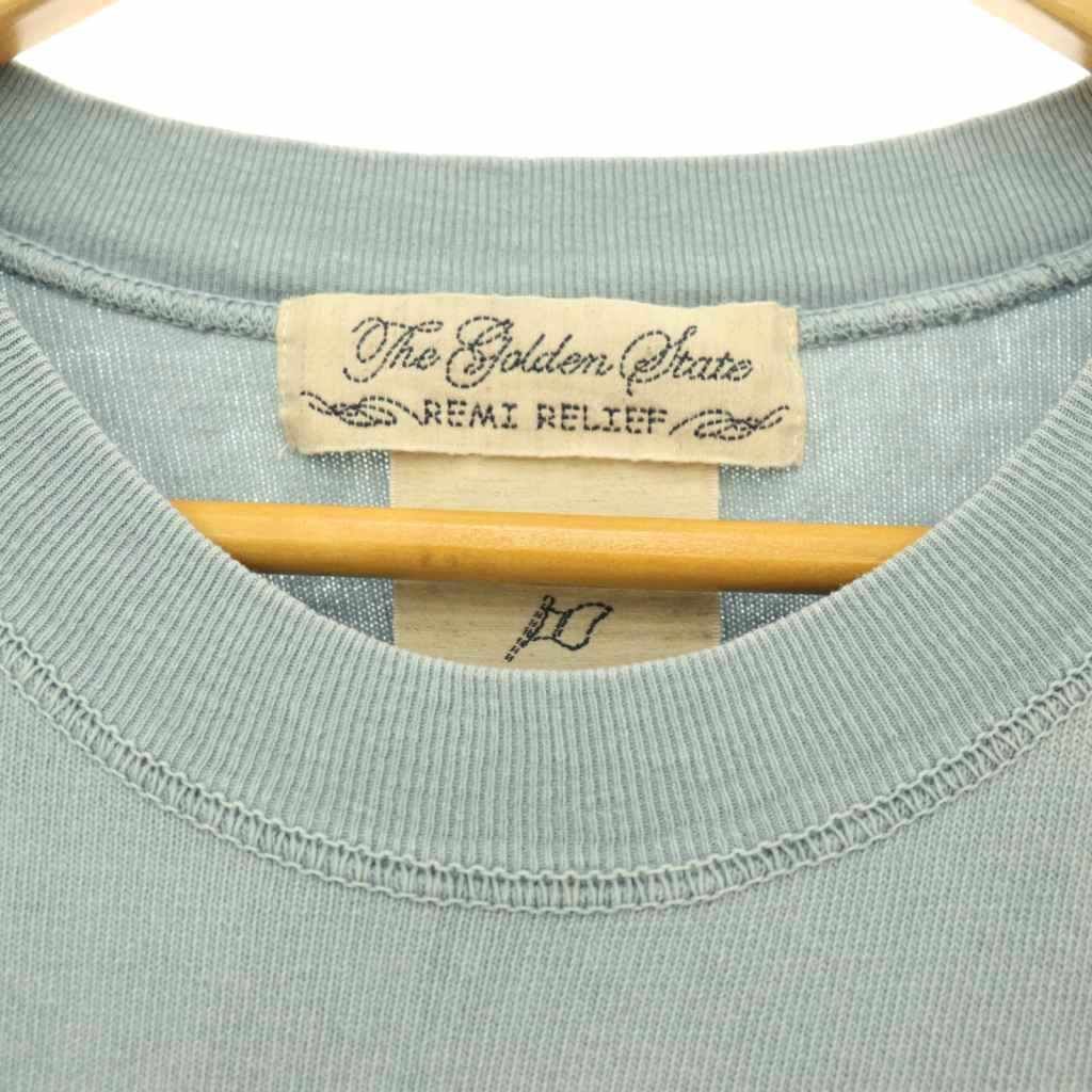 レミレリーフ REMI RELIEF WISCONSIN RAGLAN TEE カットソー Tシャツ